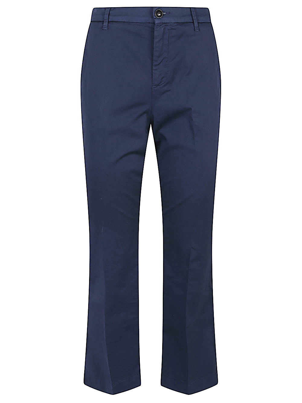 I Love My Pants Trousers Blue Cotton Elastane