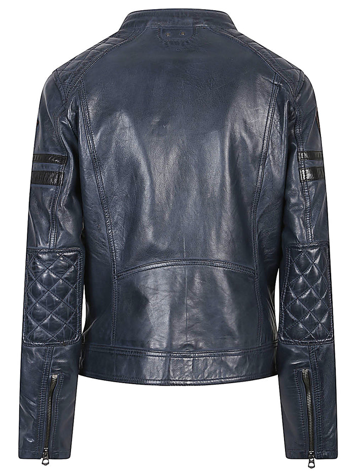 DAYTONA 73 Jackets Blue Lamb Skin