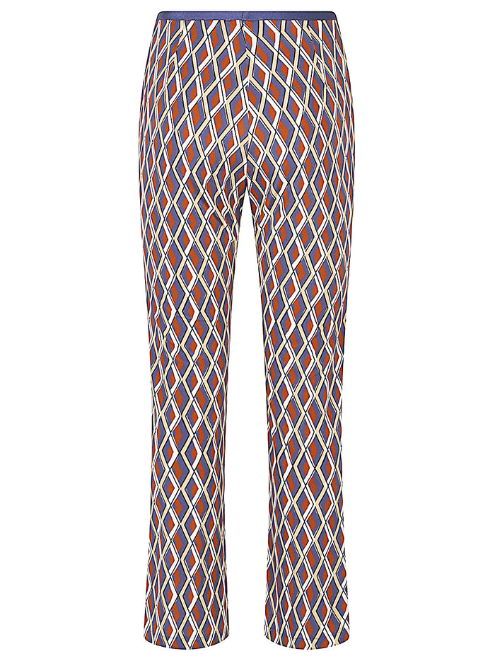 Siyu Trousers Bordeaux Viscose Elastane