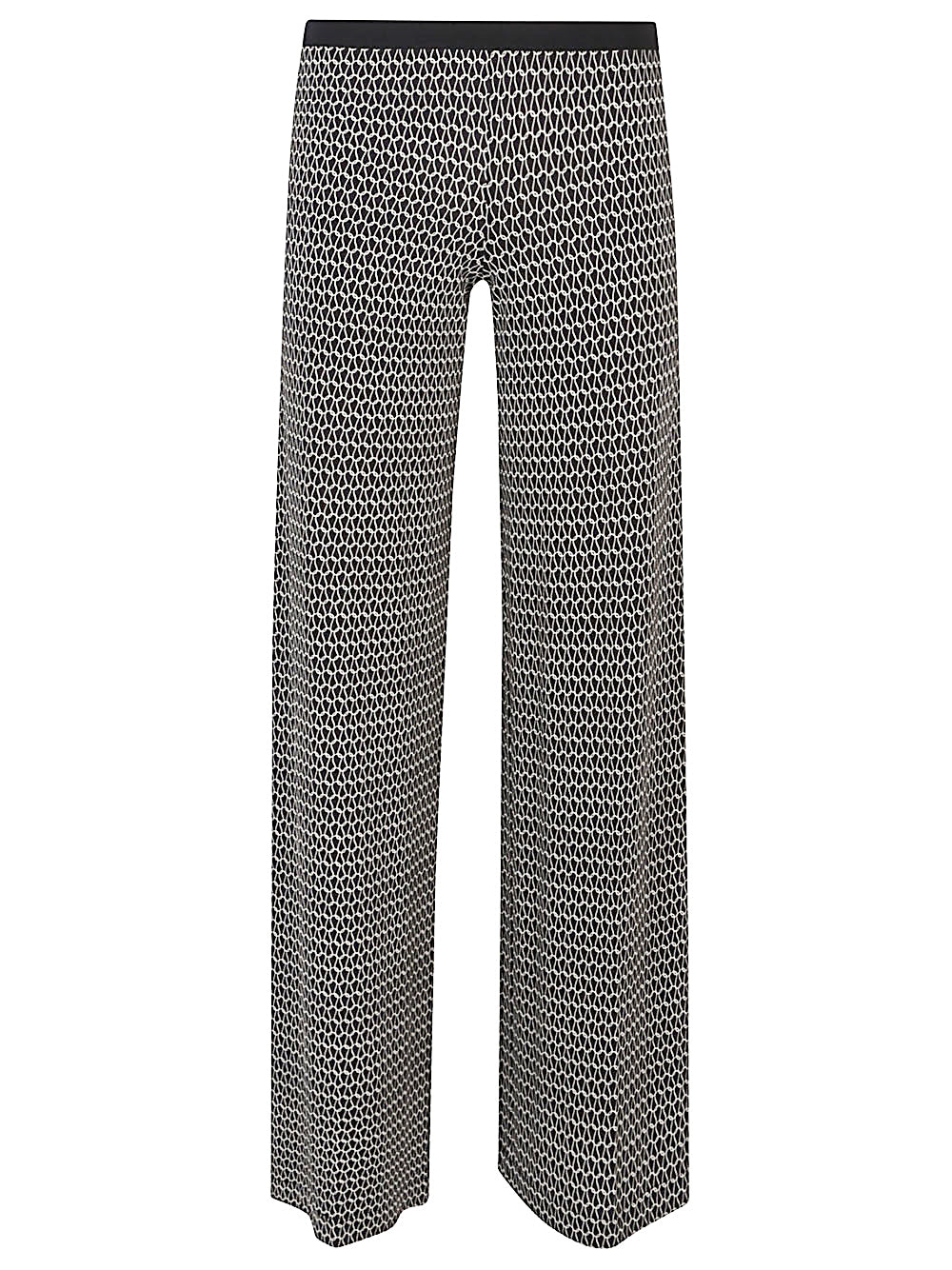Siyu Trousers Black Viscose Elastane