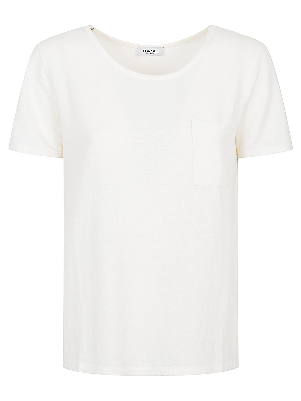 Base T-Shirts And Polos White Linem Elastane