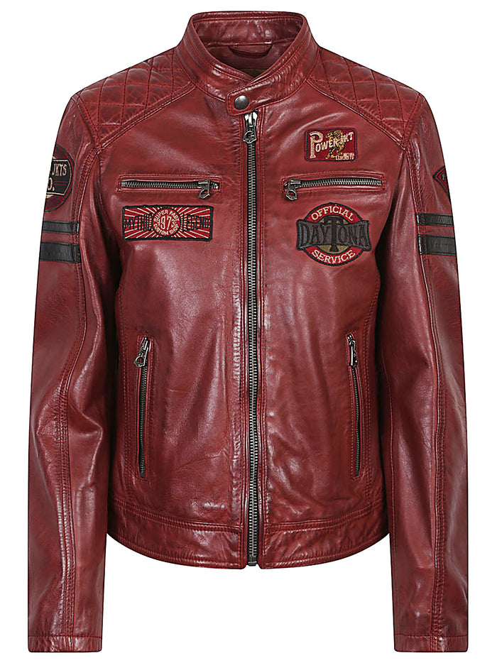 DAYTONA 73 Jackets Bordeaux Lamb Skin