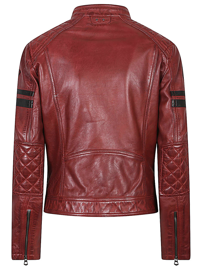 DAYTONA 73 Jackets Bordeaux Lamb Skin