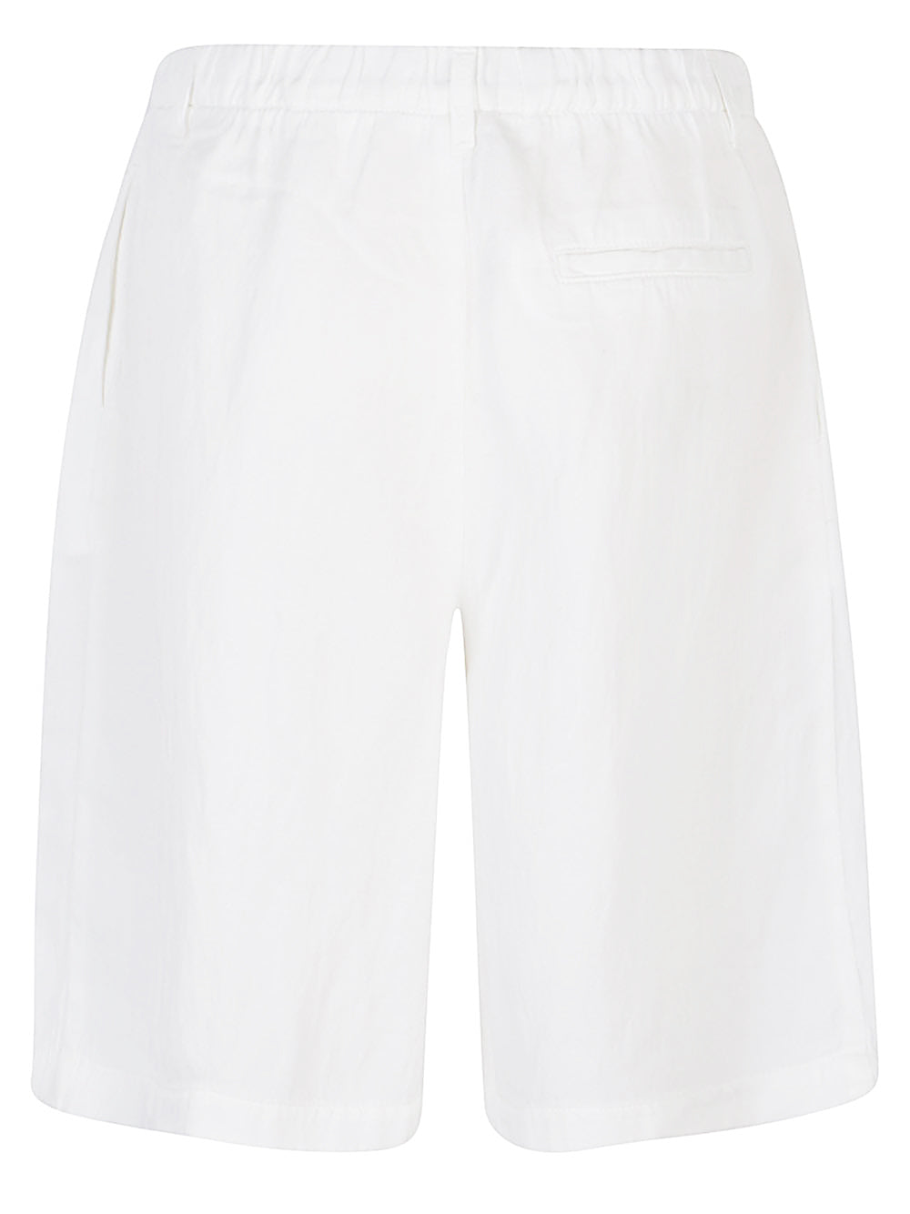 I Love My Pants Shorts White Lyocell Linen