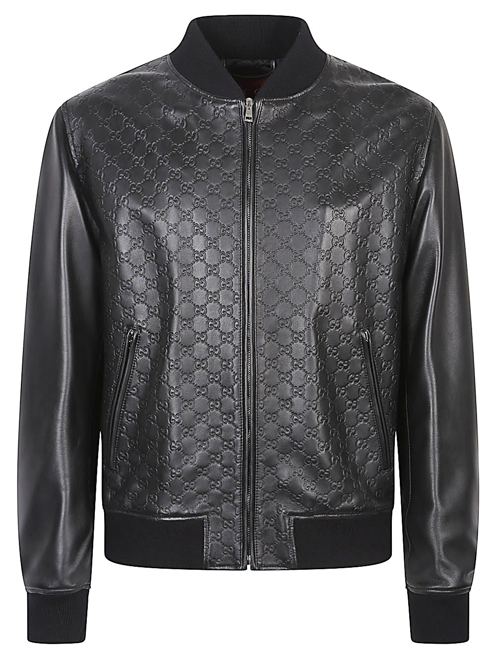 Gucci Coats Black Calf Leather
