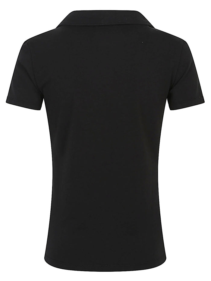 Base T-shirts and Polos Black Cotton Elastane
