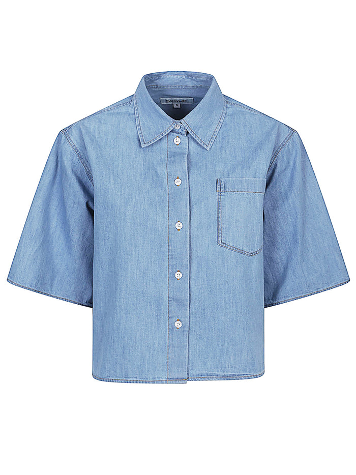 SOSUE Shirts Clear Blue Cotton