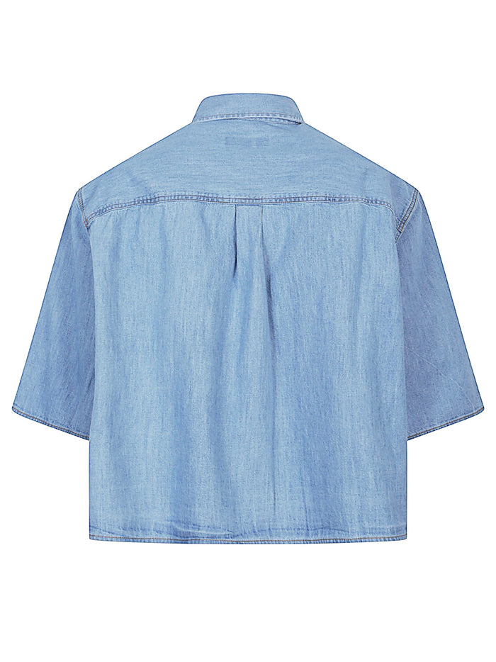 SOSUE Shirts Clear Blue Cotton