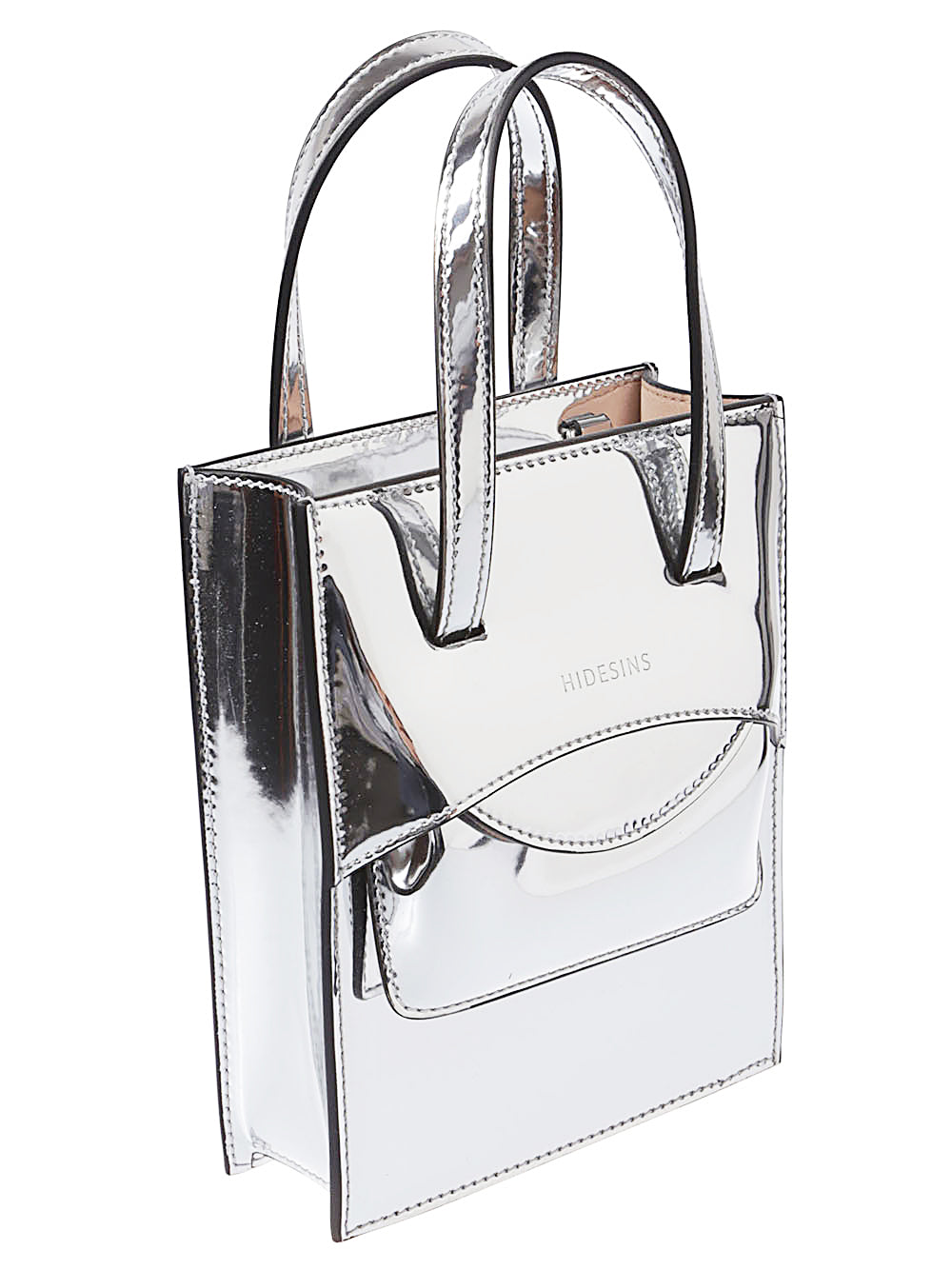 Hidesins Bags Silver Lamb Leather