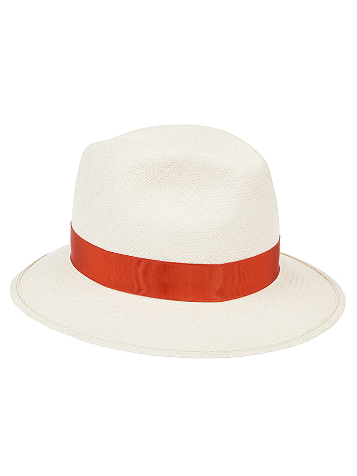 Borsalino Hats Orange Straw