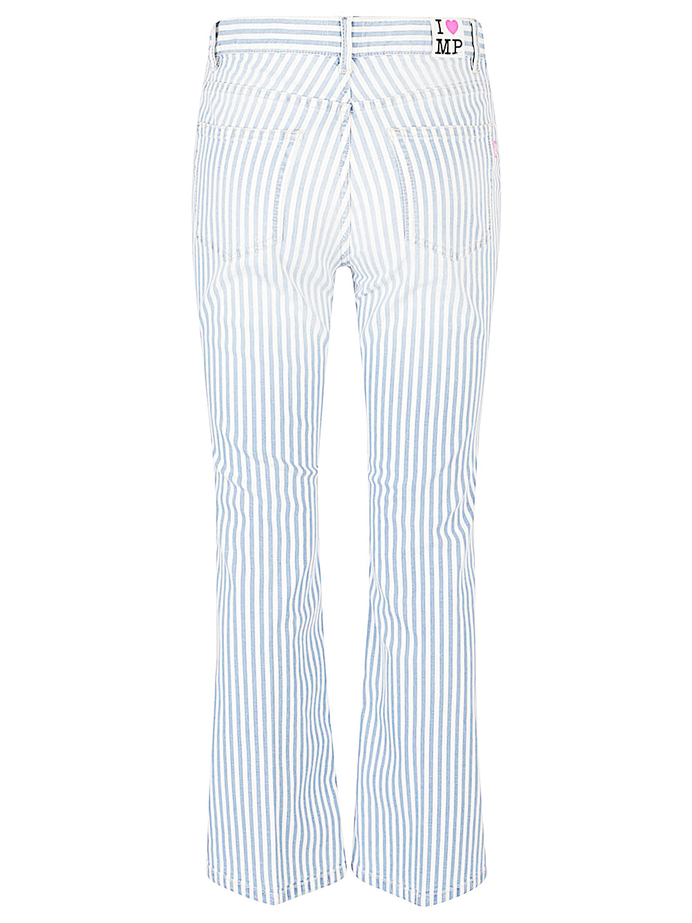 I Love My Pants Trousers Clear Blue Cotton Elastane