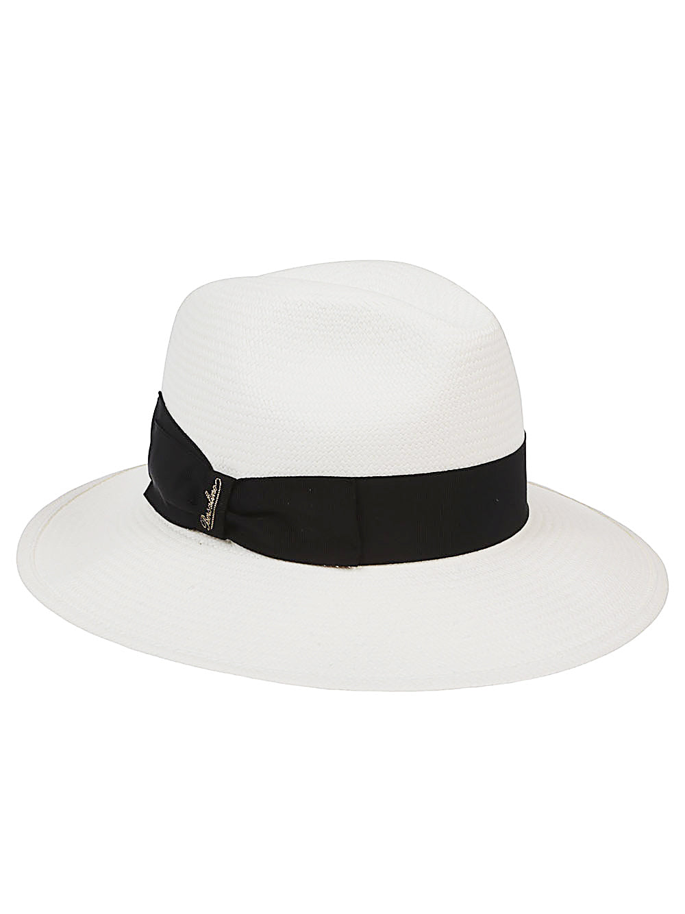 Borsalino Hats Black Straw