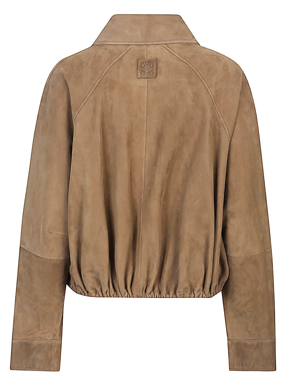 Loewe Jackets Kaki Suede
