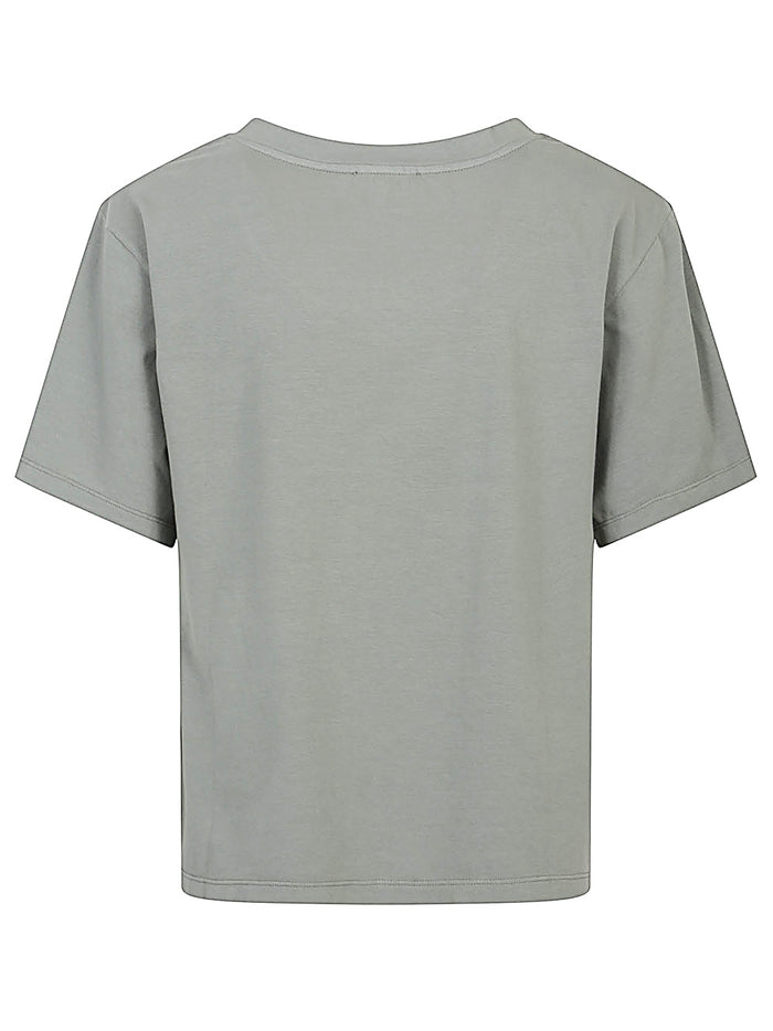 Base T-shirts and Polos Green Cotton Elastane