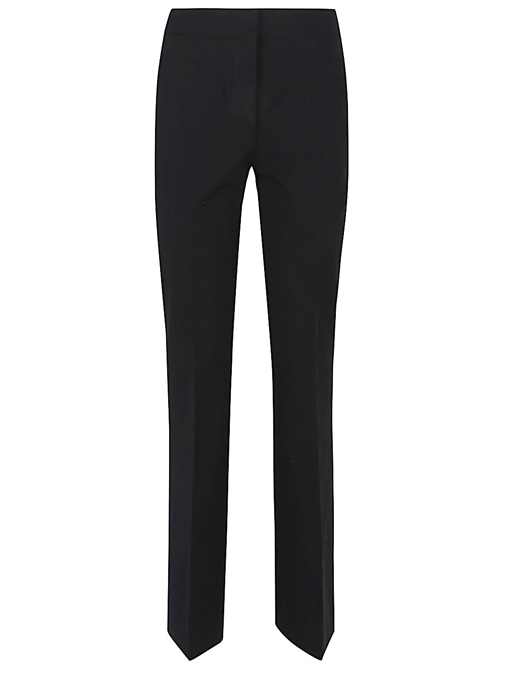Via Masini 80 Trousers Black Cotton Elastane