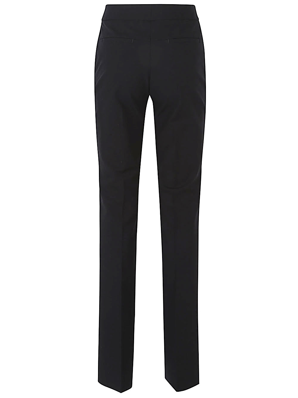 Via Masini 80 Trousers Black Cotton Elastane