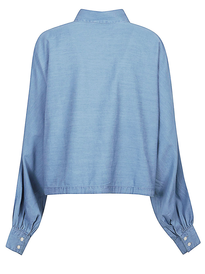 Sosue Shirts Clear Blue Cotton