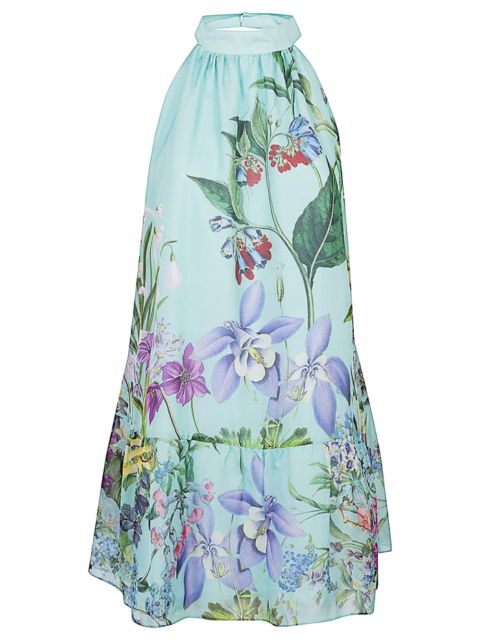 St. Piece of London Dresses Clear Blue Silk