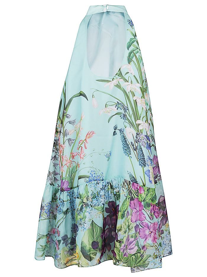 St. Piece of London Dresses Clear Blue Silk