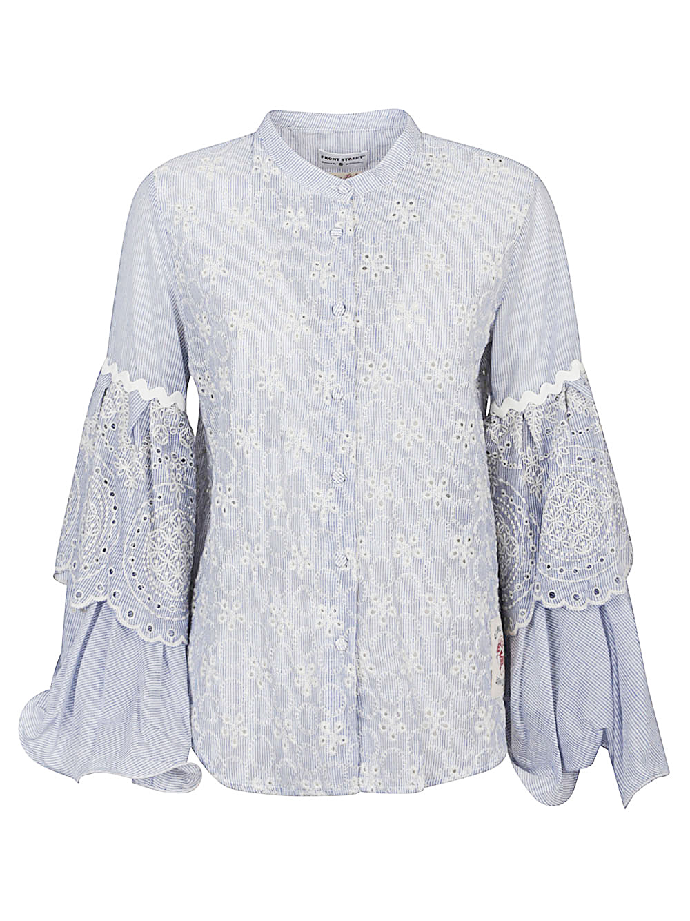 Front Street Shirts Clear Blue Cotton