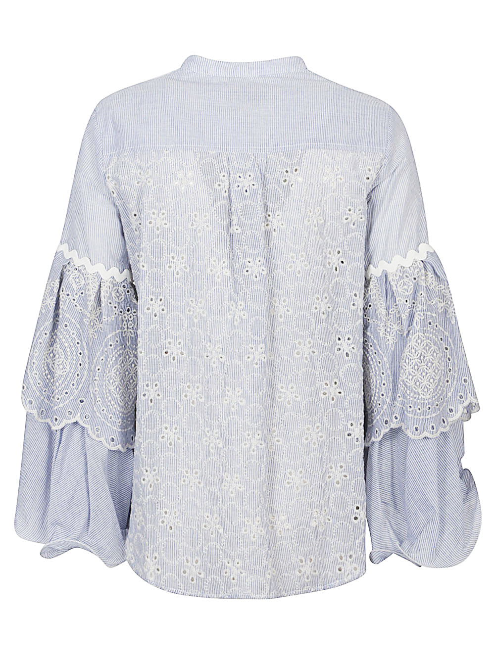 Front Street Shirts Clear Blue Cotton