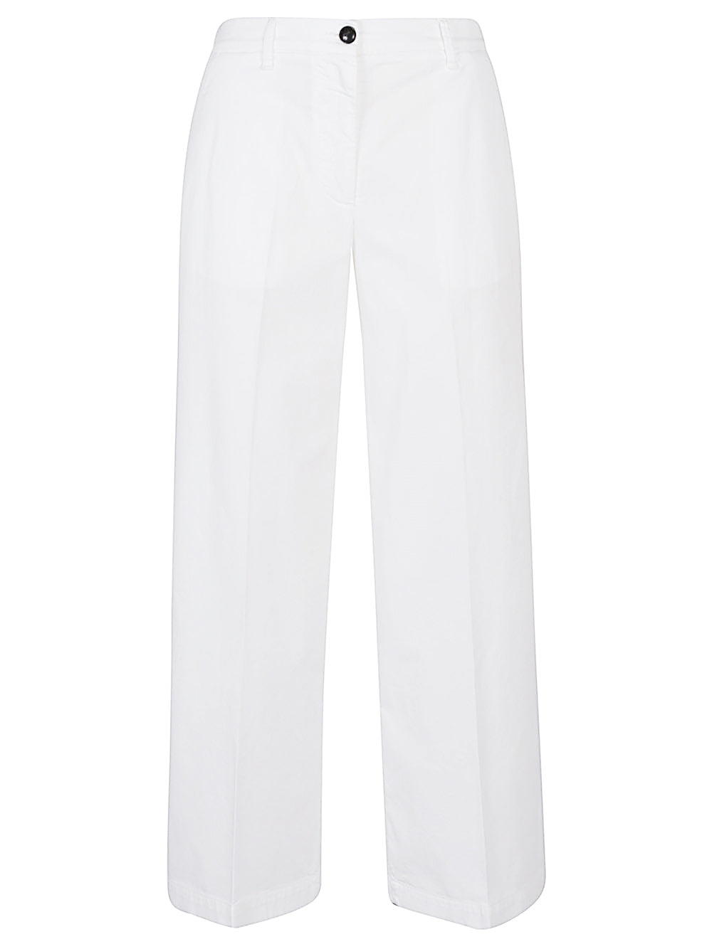 I Love My Pants Trousers White Cotton Elastane