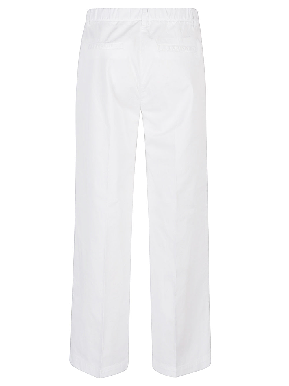 I Love My Pants Trousers White Cotton Elastane