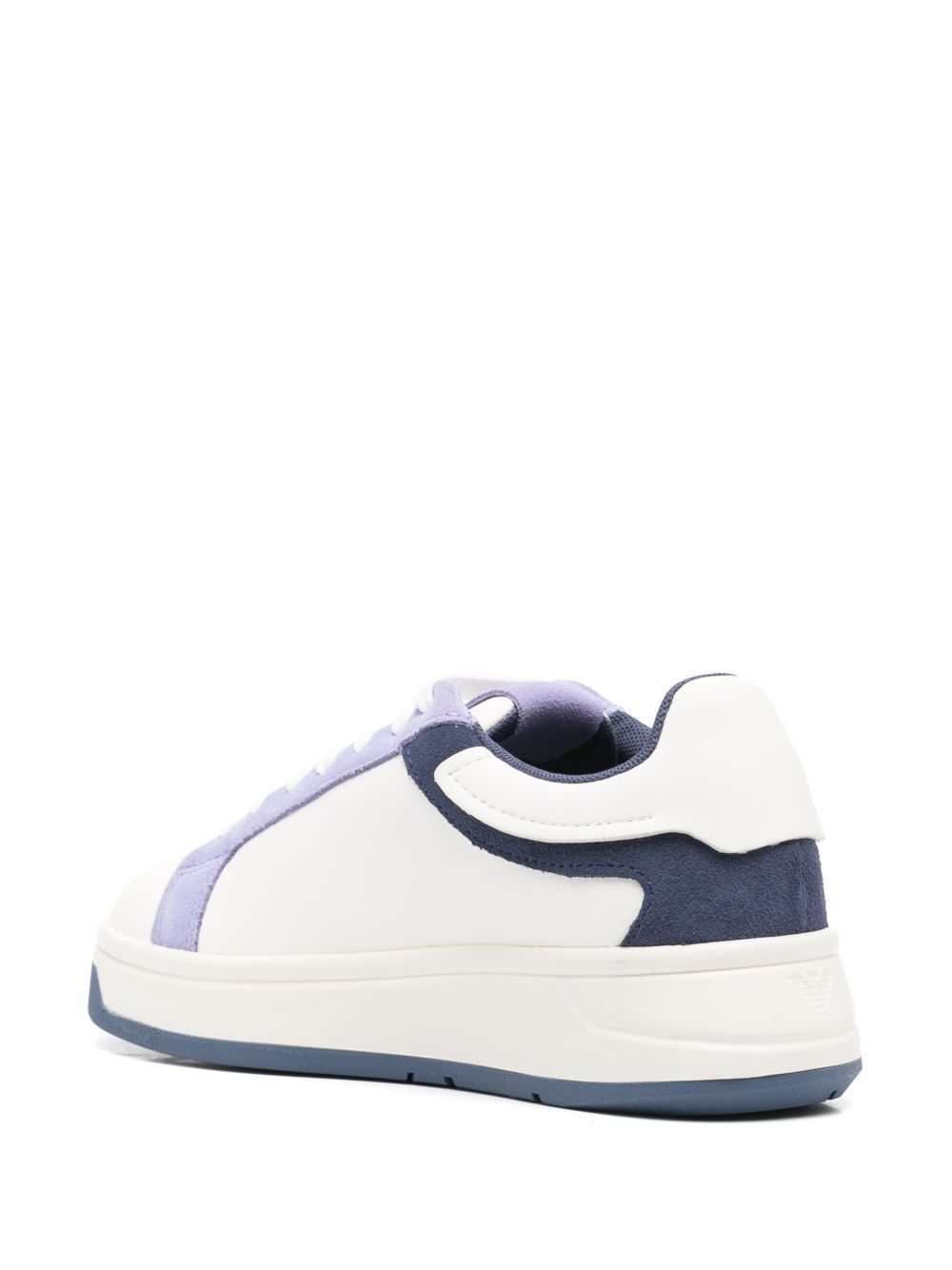 Emporio Armani Exclusive Sneakers Lilla Calf Leather