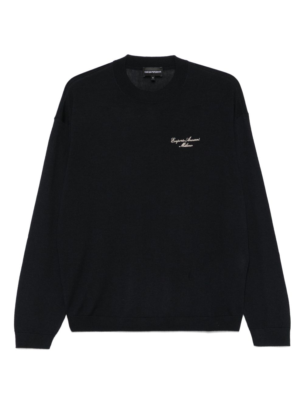 Emporio Armani Sweaters Blu Virgin Wool