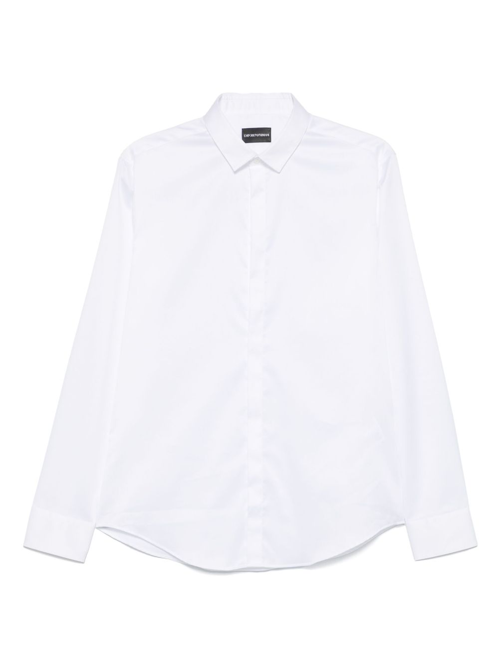 Emporio Armani Shirts Bianco Cotton