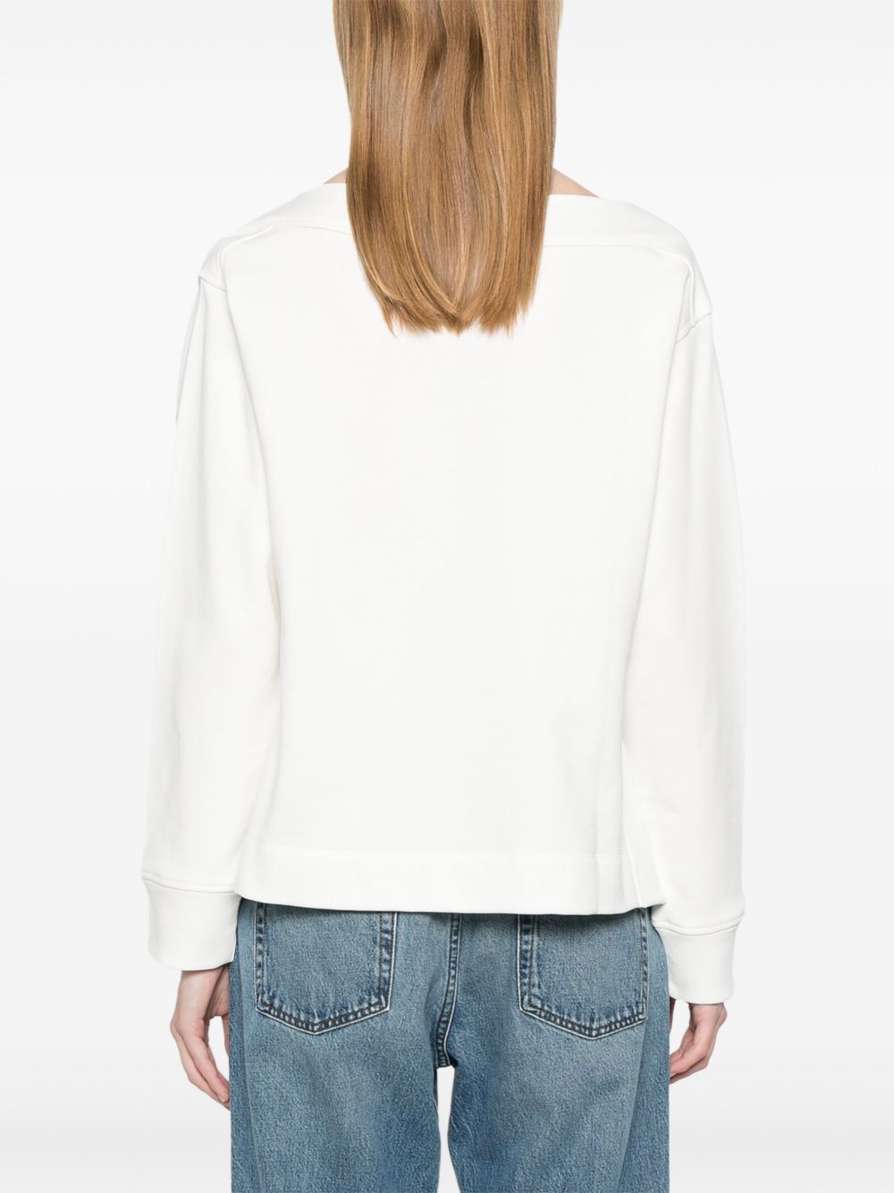 Emporio Armani Sweaters Bianco Outer: Cotton Lining