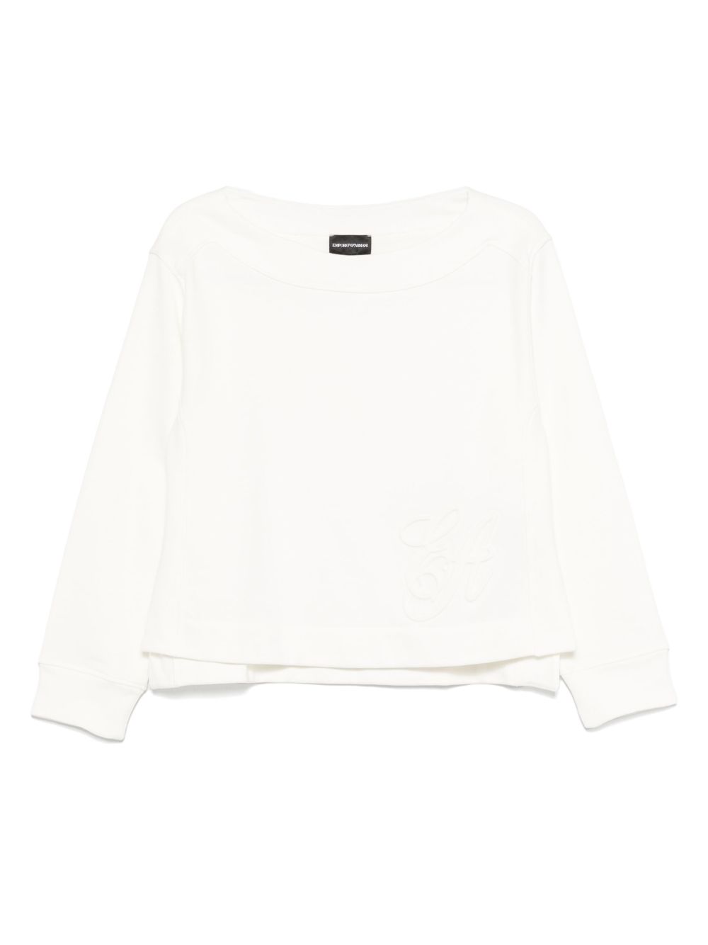 Emporio Armani Sweaters Bianco Outer: Cotton Lining