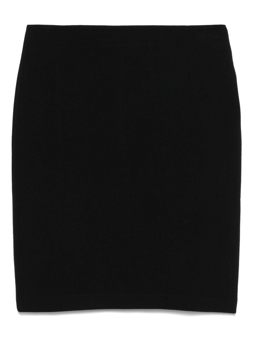 Emporio Armani Skirts Nero Cotton Elastane