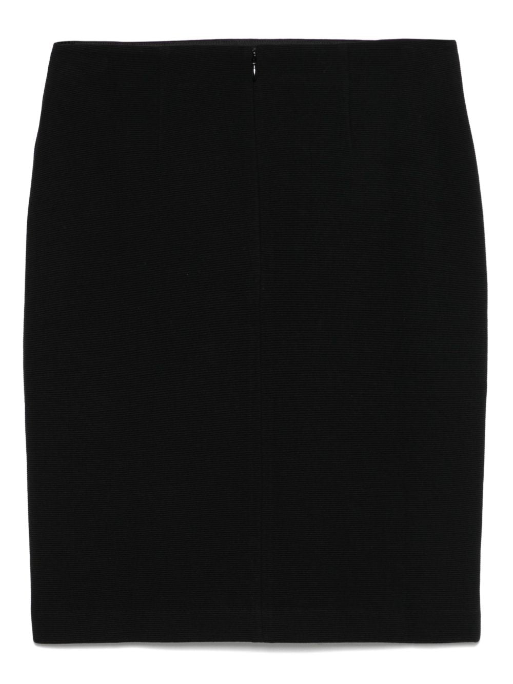 Emporio Armani Skirts Nero Cotton Elastane