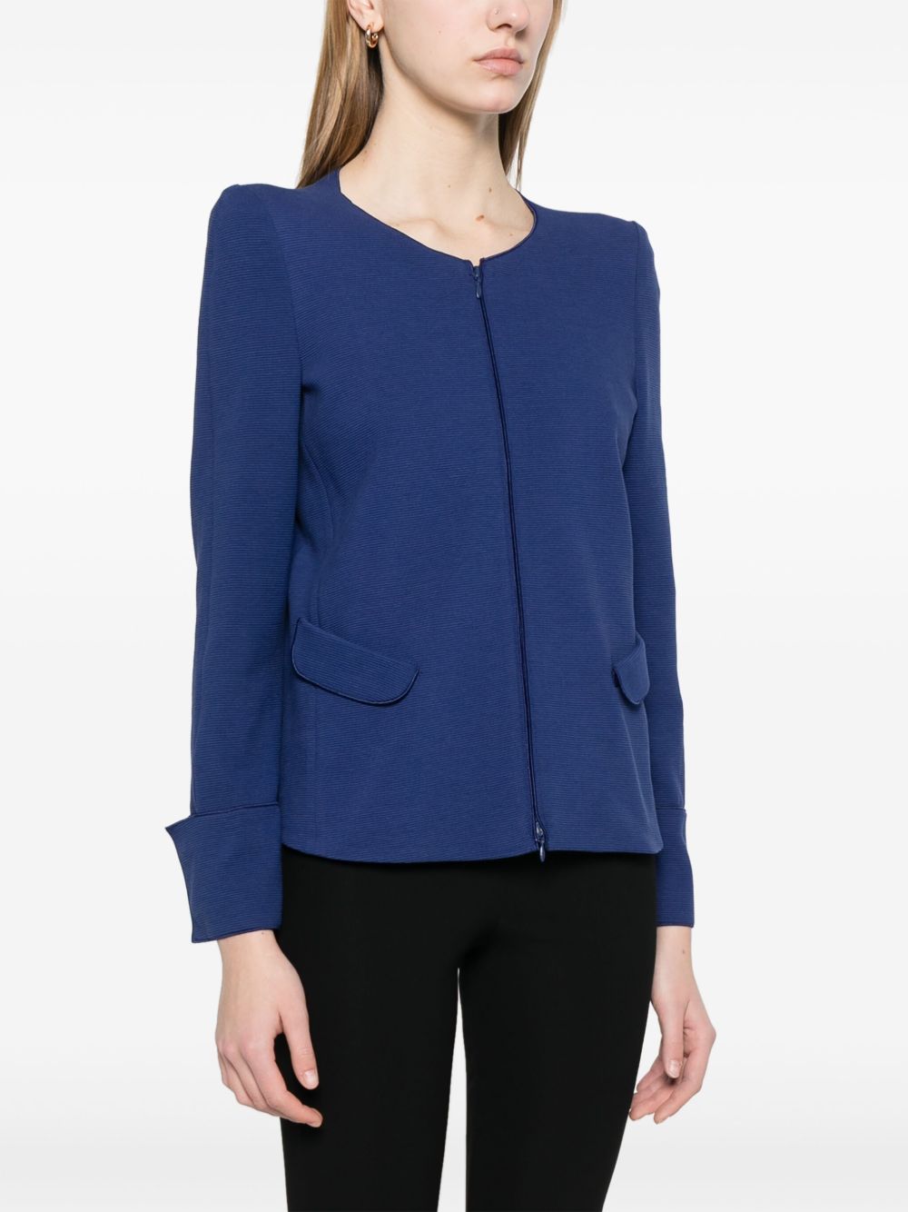 Emporio Armani Jackets Bluette Cotton Elastane