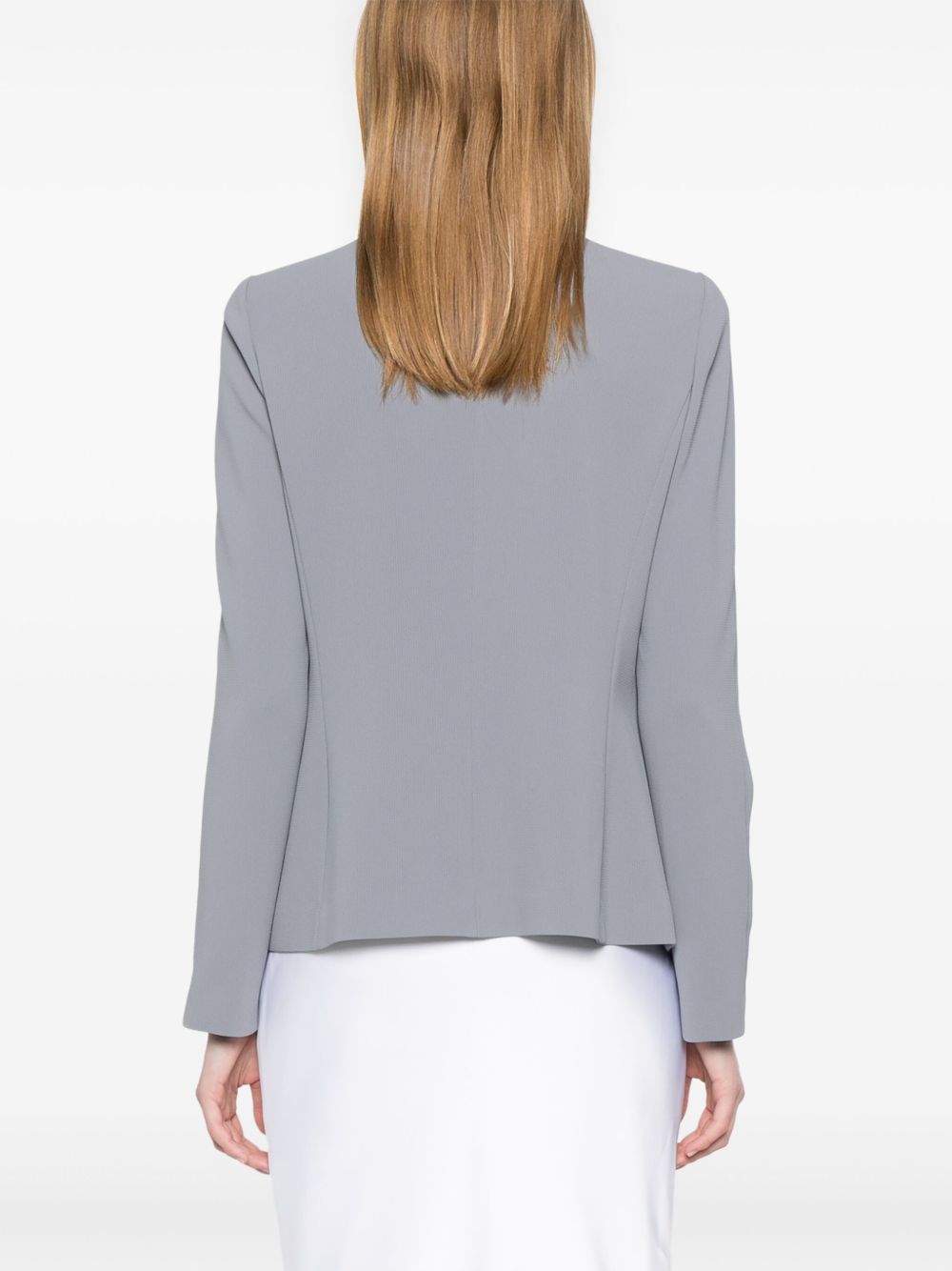 Emporio Armani Jackets Grigio Polyester Elastane