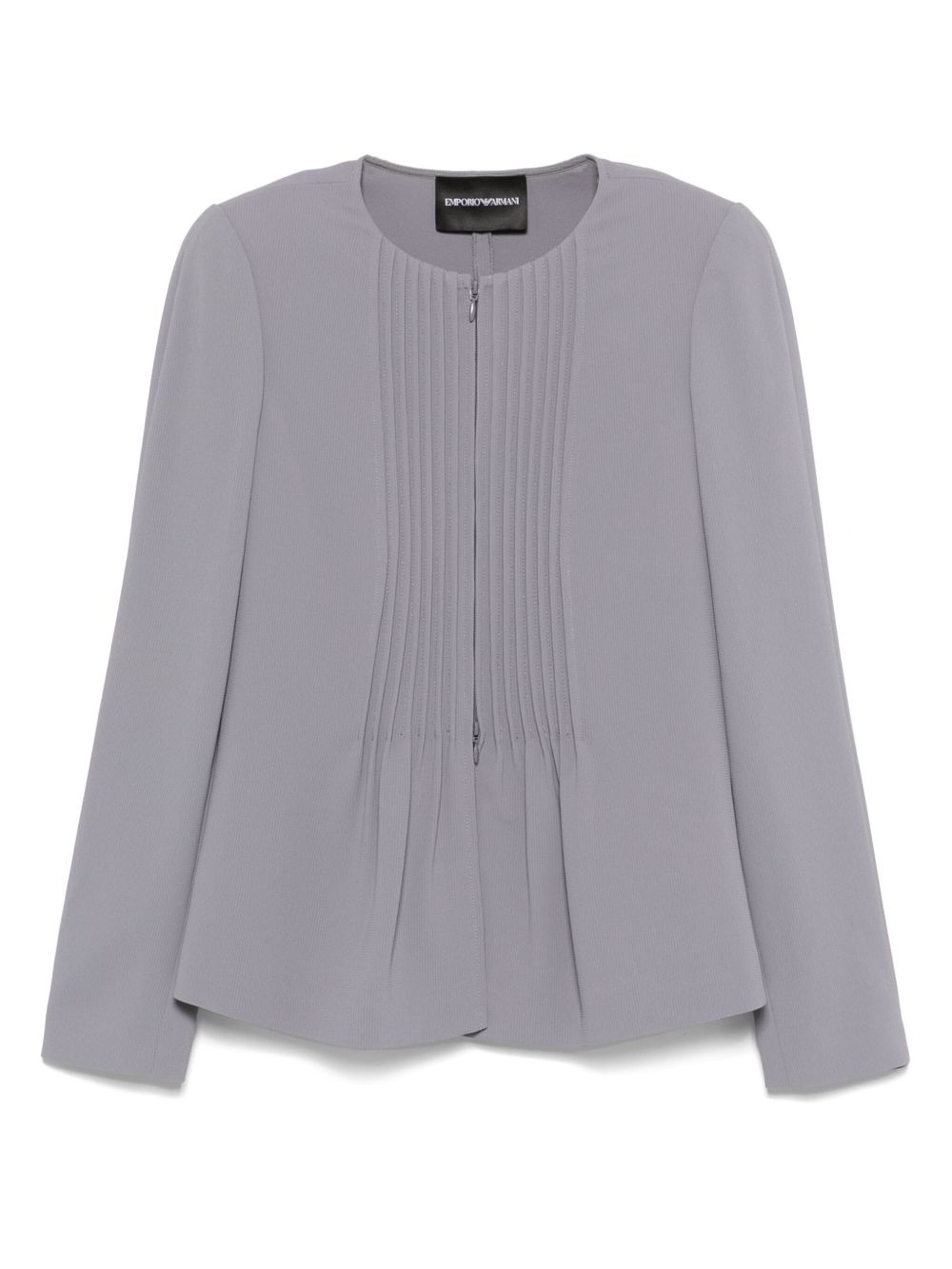 Emporio Armani Jackets Grigio Polyester Elastane