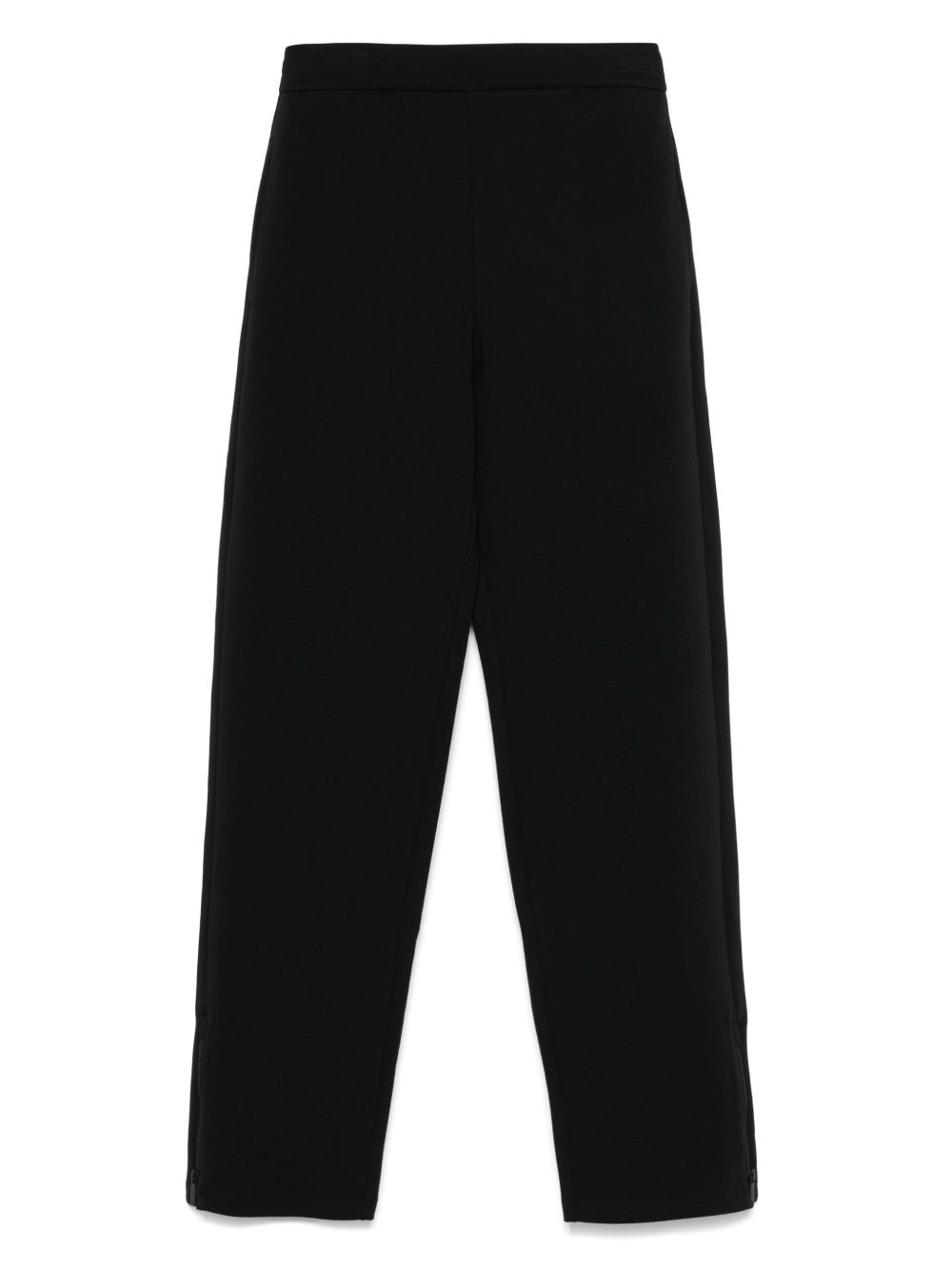 Emporio Armani Trousers Nero Cotton Polyester Elastane