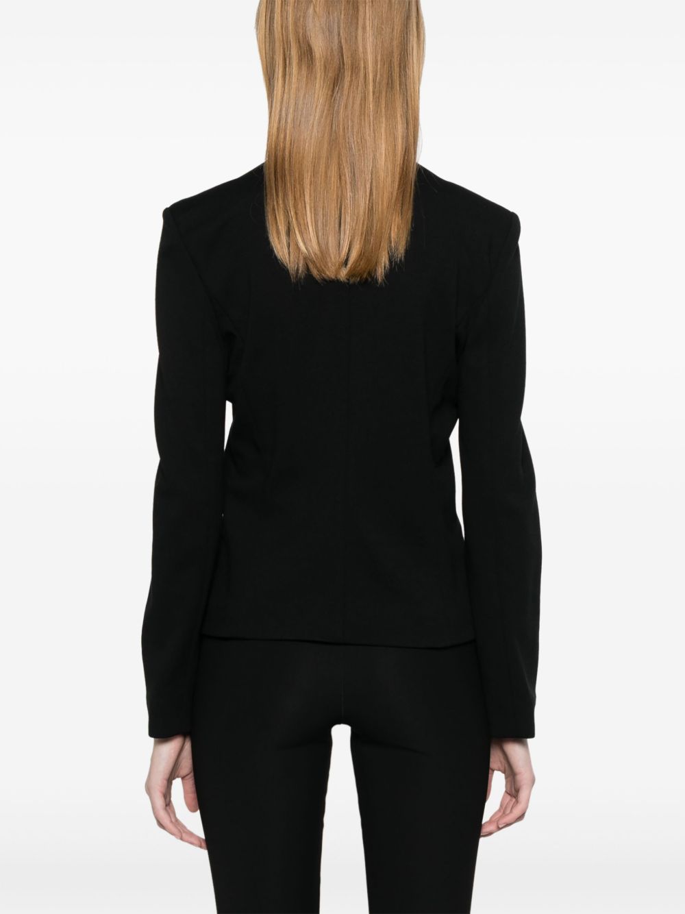 Emporio Armani Jackets Nero Viscose Polyamide Elastane