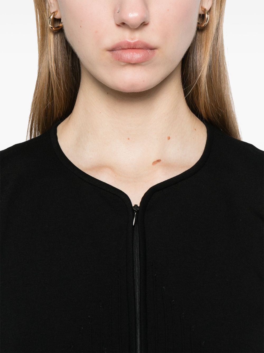 Emporio Armani Jackets Nero Viscose Polyamide Elastane