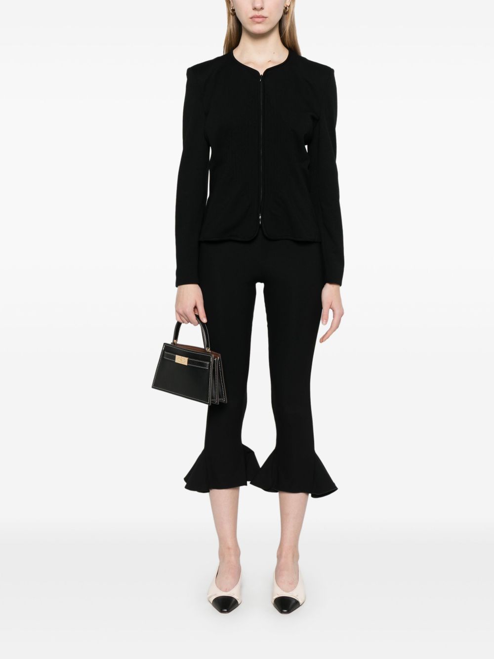 Emporio Armani Jackets Nero Viscose Polyamide Elastane