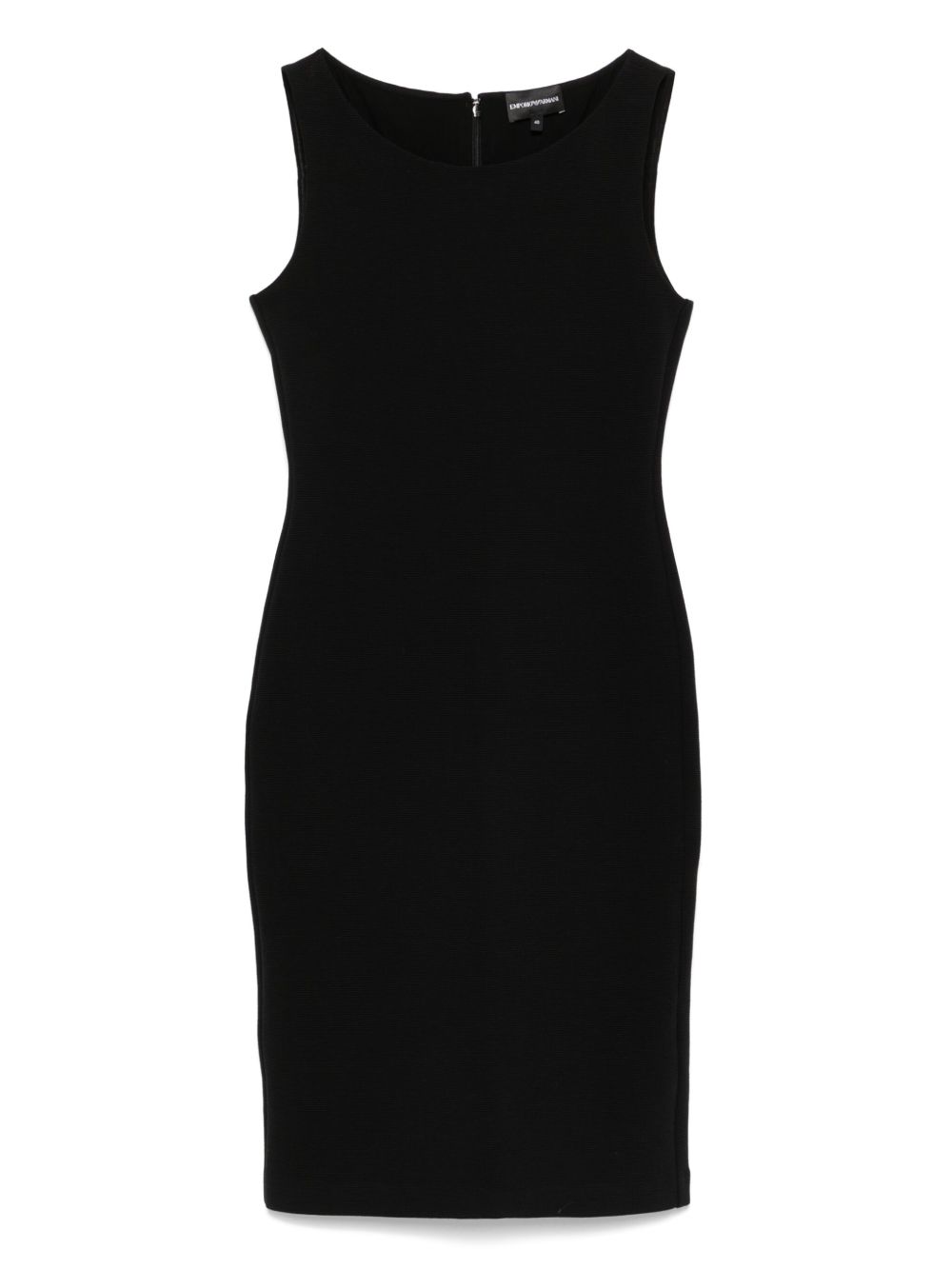 Emporio Armani Dresses Nero Cotton Elastane