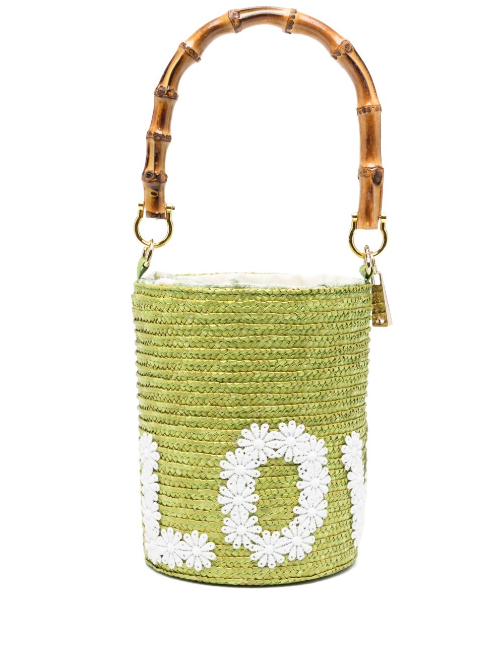 La Milanesa Bags Green Raffia