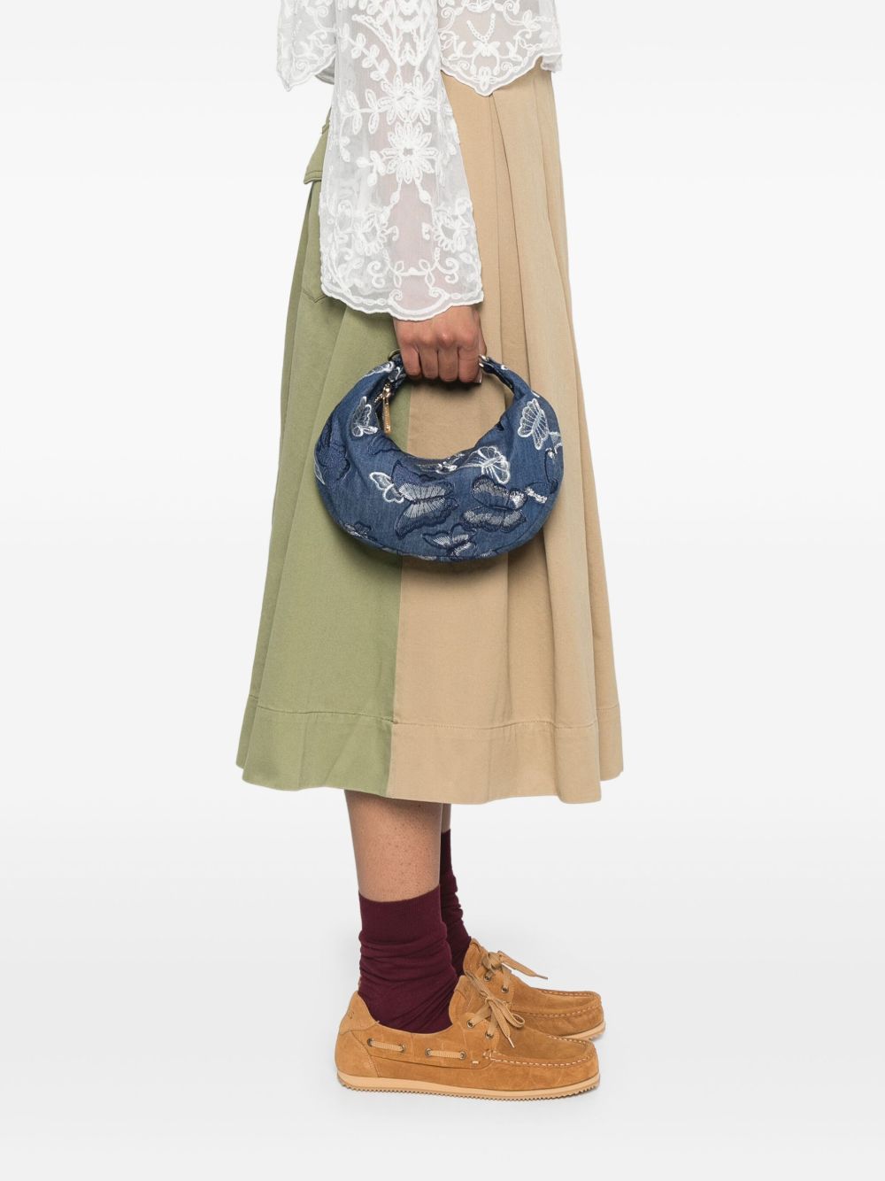 La Milanesa Bags Blue Cotton Polyamide