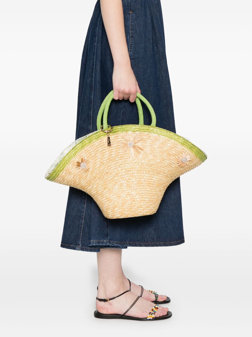 La Milanesa Bags Green Straw