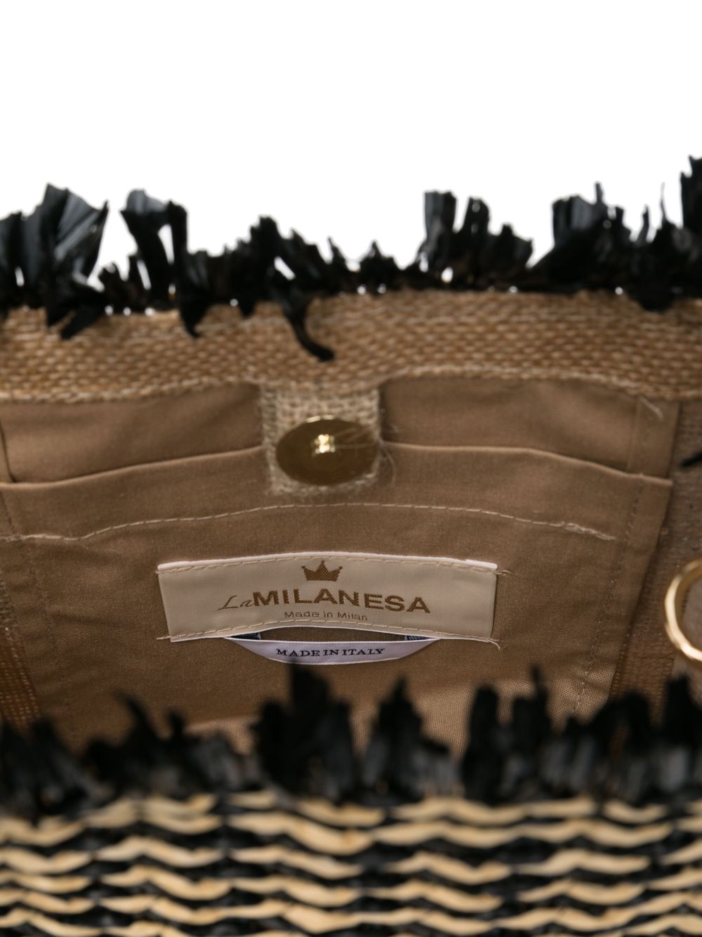 La Milanesa Bags Black Viscose Polyamide