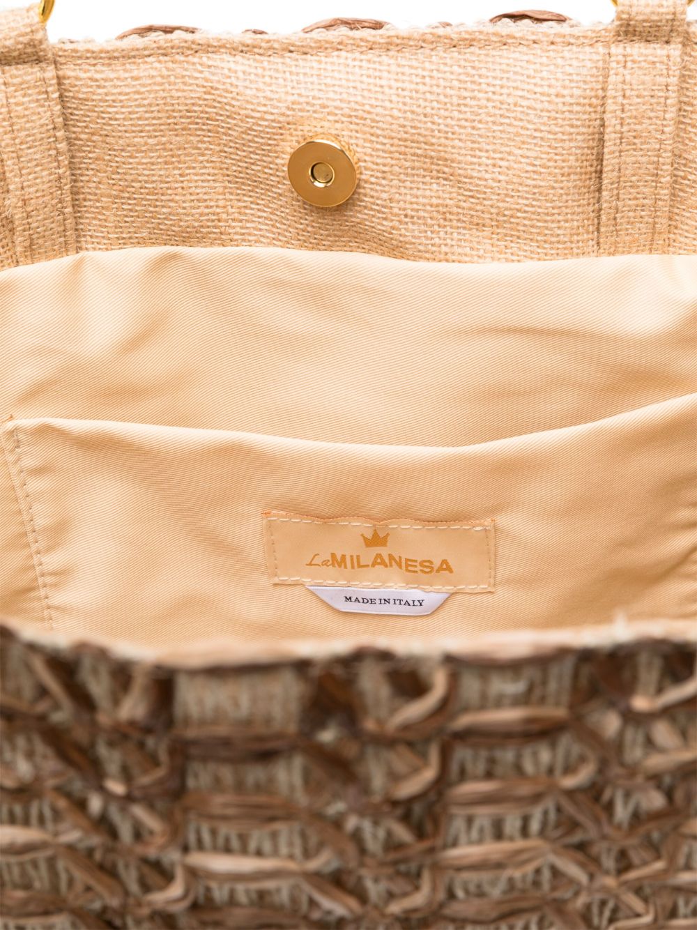 La Milanesa Bags Brown Straw