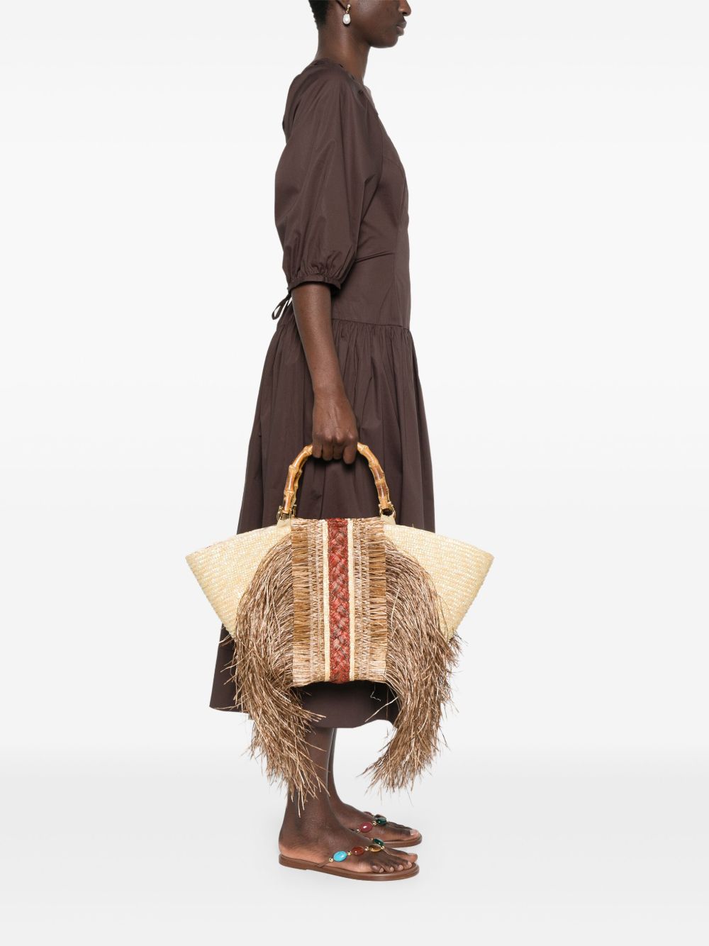 La Milanesa Bags Beige Straw