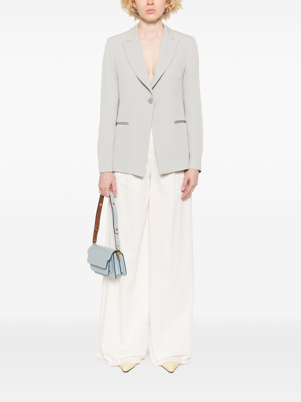 Emporio Armani Capsule Jackets Grigio Chiaro Viscose