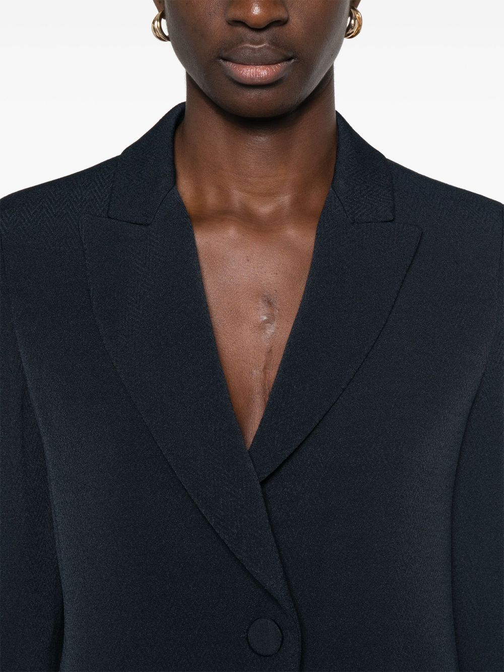 Emporio Armani Capsule Jackets Blu Scuro Viscose